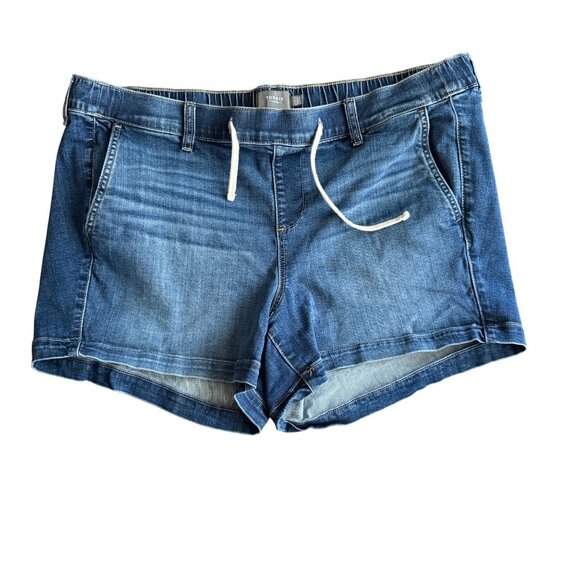 Torrid Womens Weekend Mid Rise 3.5" Super Soft Denim Shorts Size 1 - Picture 6 of 6